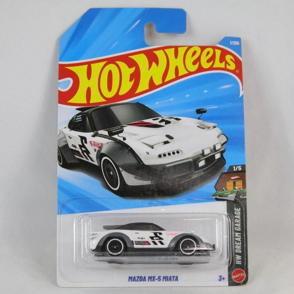 Hot Wheels White‎ Mazda MX-5 Miata Toy Car - NEW